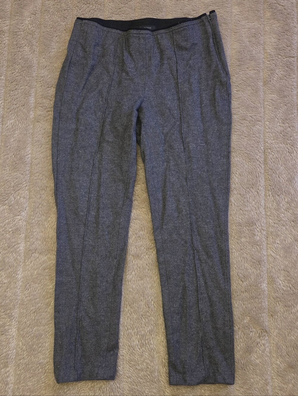 Rag & Bone Classic Cigarette Wool Ankle Trousers